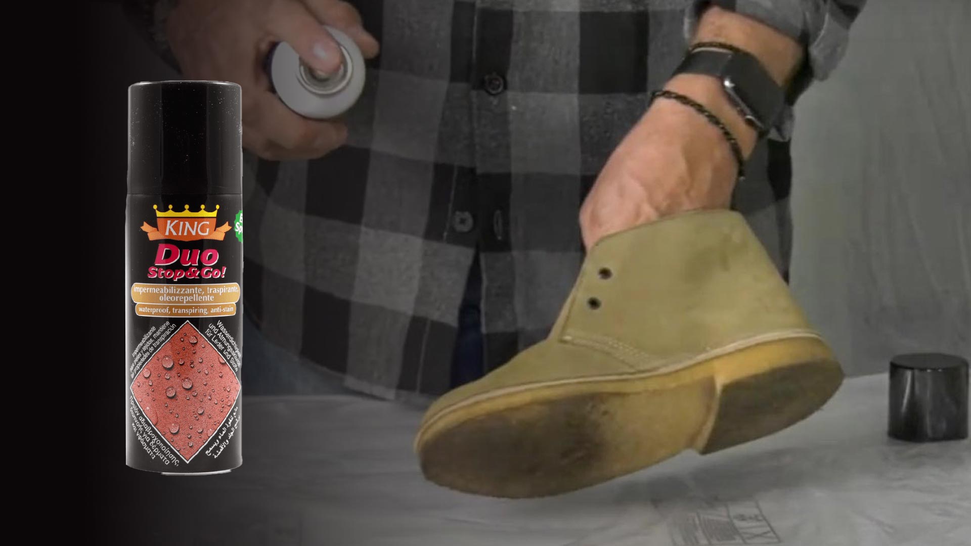 Wilbra - How to waterproof shoes with King Duo spray