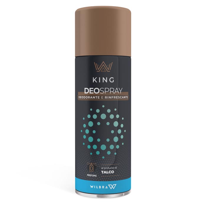King Deospray talc deodorant spray