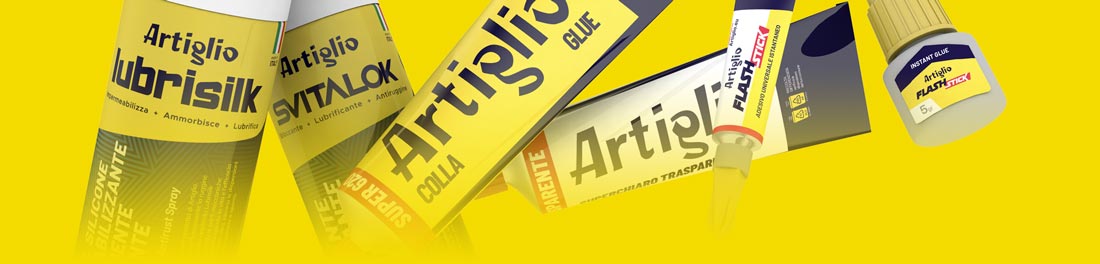 Artiglio glues, lubricants and adhesives